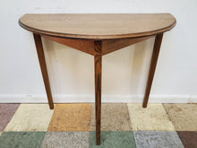 Load image into Gallery viewer, Oak Half Round Hall Table - Hand Crafted