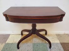 Load image into Gallery viewer, Vintage Mahogany Game Table