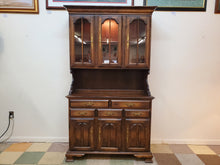 Load image into Gallery viewer, Vintage Rock Maple China Hutch Top Server With Light By Hale Furniture