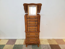 Load image into Gallery viewer, Oak Jewelry Armoire
