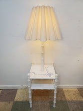 Load image into Gallery viewer, Mid Century Modern Faux Bamboo Table Floor Lamp