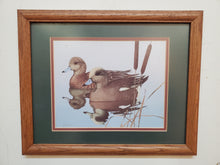 Load image into Gallery viewer, Vintage Dave Sellers Mallard Ducks Print In Frame