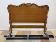 Load image into Gallery viewer, Vintage French Provincial Queen Size Bed - Headboard - Metal Frame