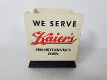 Load image into Gallery viewer, We Serve Kaier’s Beer Napkin Holder – Pennsylvania’s Own