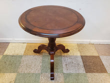 Load image into Gallery viewer, Vintage Round Pedestal Base Accent Table - Lamp Table By Drexel Heritage