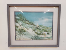 Load image into Gallery viewer, Vintage Carolyn Blish Print In Frame – Girl At the Beach