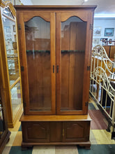 Load image into Gallery viewer, Vintage Gun Cabinet With Key - Hold 10 Long - Lower Lockable Cabinet