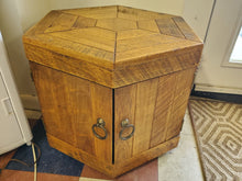 Load image into Gallery viewer, Side Table With Cabinet Doors - 6 Sided