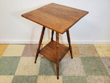 Load image into Gallery viewer, Antique Oak Parlor Table - Lamp Table