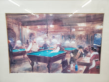 Load image into Gallery viewer, Billiard Parlor Print In Frame By Jean Beraud