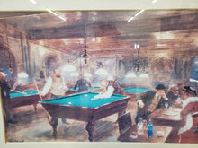 Load image into Gallery viewer, Billiard Parlor Print In Frame By Jean Beraud