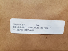 Load image into Gallery viewer, Billiard Parlor Print In Frame By Jean Beraud