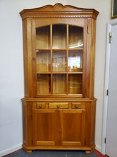 Load image into Gallery viewer, Large Corner Cupboard - 9 Panes - 2 Piece - Hand Crafted