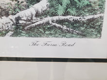 Load image into Gallery viewer, The Farm Road By HH - Hamilton Hamilton Print In Frame