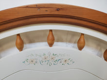 Load image into Gallery viewer, Vintage White Single Size Bed - Headboard With Metal Frame