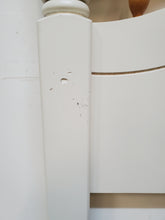 Load image into Gallery viewer, Vintage White Single Size Bed - Headboard With Metal Frame