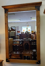 Load image into Gallery viewer, Large Modern Beveled Glass Wall Hung Mirror