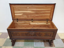 Load image into Gallery viewer, Antique Cedar Lined Blanket Chest By Ed Roos Company