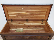 Load image into Gallery viewer, Antique Cedar Lined Blanket Chest By Ed Roos Company