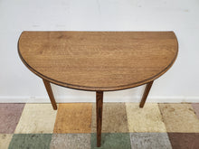 Load image into Gallery viewer, Oak Half Round Hall Table - Hand Crafted