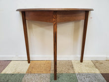 Load image into Gallery viewer, Oak Half Round Hall Table - Hand Crafted