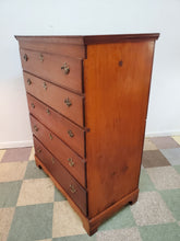 Load image into Gallery viewer, Antique English Lift Top Blanket Chest Over Drawers