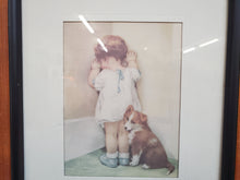 Load image into Gallery viewer, Vintage Bessie Gutman Print In Frame - In Disgrace