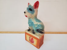 Load image into Gallery viewer, Vintage Chalkware Scotty Terrier Dog Bank - 1940's Carnival Prize