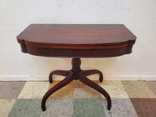 Load image into Gallery viewer, Vintage Mahogany Game Table