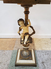 Load image into Gallery viewer, Vintage Cherub Marble Top Floor Lamp