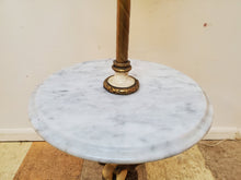 Load image into Gallery viewer, Vintage Cherub Marble Top Floor Lamp