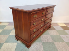 Load image into Gallery viewer, Vintage Solid Cherry Double Dresser - 8 Drawers