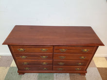 Load image into Gallery viewer, Vintage Solid Cherry Double Dresser - 8 Drawers