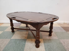 Load image into Gallery viewer, Vintage Oak Butler Coffee Table