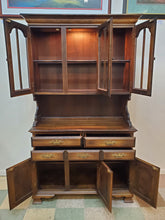 Load image into Gallery viewer, Vintage Rock Maple China Hutch Top Server With Light By Hale Furniture