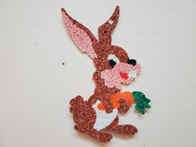 Load image into Gallery viewer, Vintage Brown Easter Bunny Melted Popcorn Easter Decoration