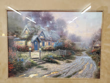 Load image into Gallery viewer, Thomas Kincade Tea Cup Cottage Print In Frame