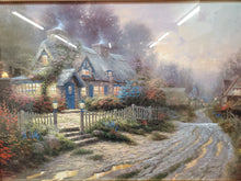 Load image into Gallery viewer, Thomas Kincade Tea Cup Cottage Print In Frame