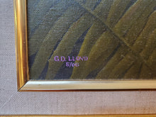 Load image into Gallery viewer, Framed Oil On Canvas Painting - White Orchid Flower By G.D. Lloyd