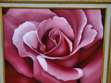 Load image into Gallery viewer, Framed Oil On Canvas Rose Painting By G.D. Lloyd