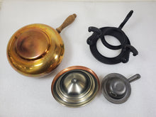 Load image into Gallery viewer, Vintage Fondue Pot With Burner and Stand