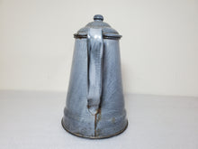 Load image into Gallery viewer, Vintage Gray Enamelware Tea Pot