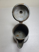Load image into Gallery viewer, Vintage Gray Enamelware Tea Pot