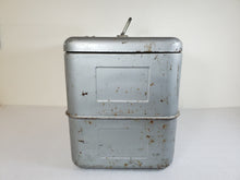 Load image into Gallery viewer, Vintage Holiday Ice Chest Cooler With Bottle Opener and Ice Pick