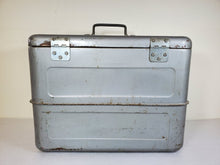 Load image into Gallery viewer, Vintage Holiday Ice Chest Cooler With Bottle Opener and Ice Pick