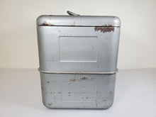 Load image into Gallery viewer, Vintage Holiday Ice Chest Cooler With Bottle Opener and Ice Pick