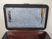 Load image into Gallery viewer, Vintage Holiday Ice Chest Cooler With Bottle Opener and Ice Pick