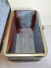 Load image into Gallery viewer, Vintage Holiday Ice Chest Cooler With Bottle Opener and Ice Pick
