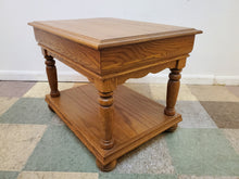 Load image into Gallery viewer, Vintage Oak End Table - Drawer With Lower Shelf