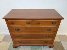 Load image into Gallery viewer, Vintage Solid Cherry Five Drawer 2 Over 3 Dresser - Hand Crafted